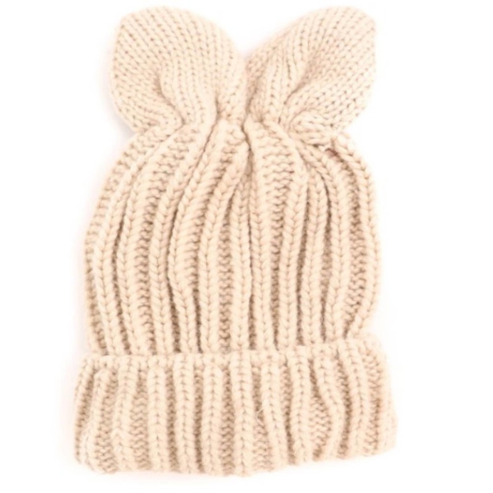 Knitted Bunny Ear Beanie